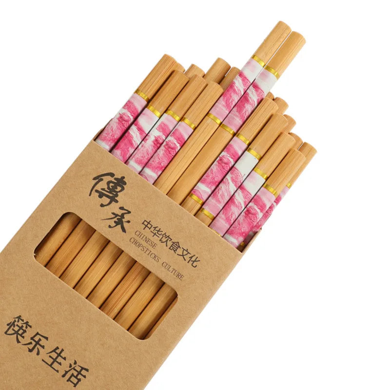 10 Pairs of Wooden Chopsticks