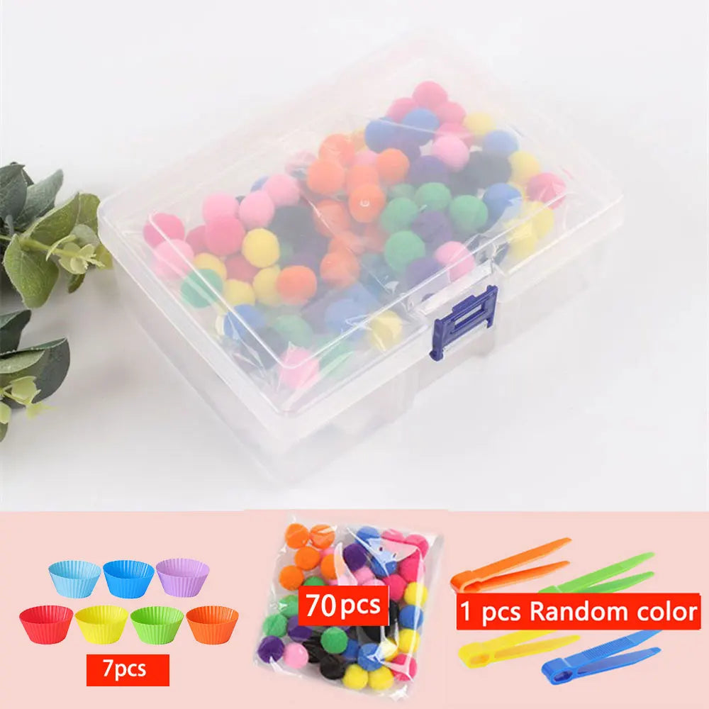 Montessori Early learning, Fine Motor Training, Counting Learning Sensory Education
