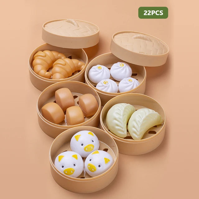 Miniature Steamer, Buns, Dumplings, Chinese Food