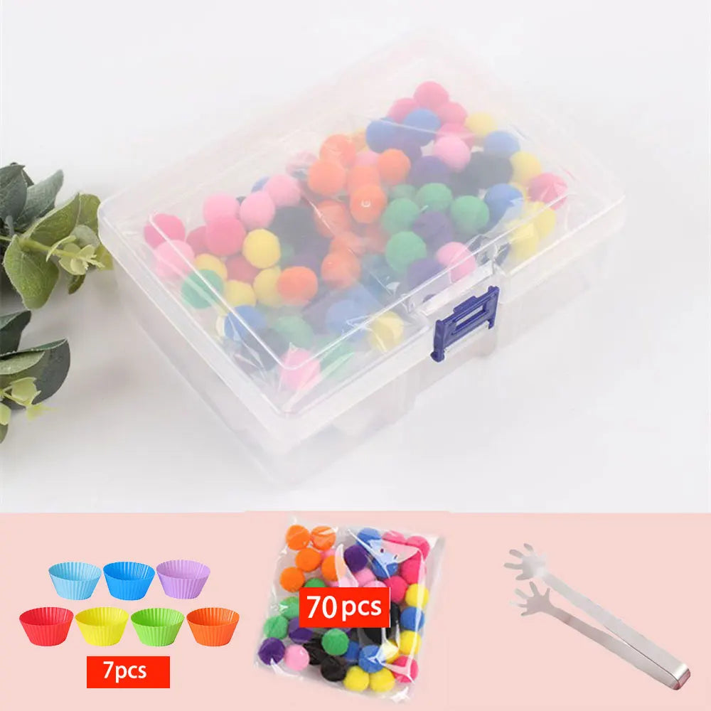 Montessori Early learning, Fine Motor Training, Counting Learning Sensory Education