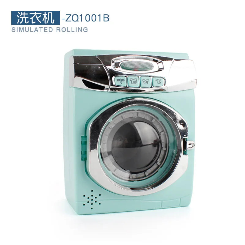 New Children Kitchen Washing Machine, Bread Maker, Microwave Oven.