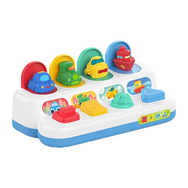 Montessori Activity Cube Baby Toys 6 in 1 Multipurpose Busy Cube Toddler Travel Toy Sensory Busy Board Educational Learning Toys