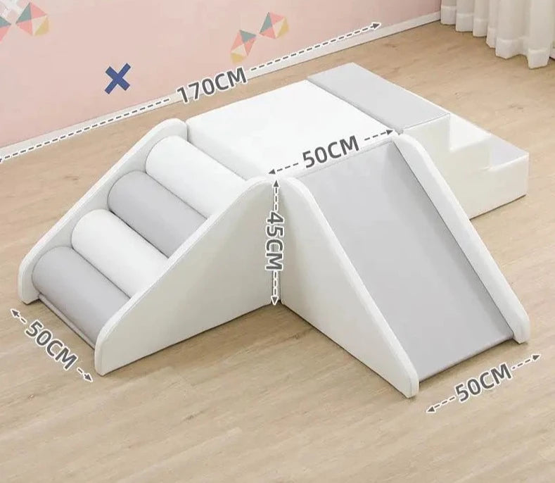 Children's software sensory training Corner climbing slide