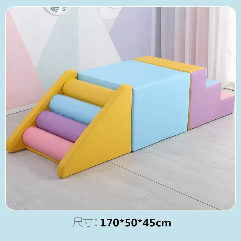Children's software sensory training Corner climbing slide