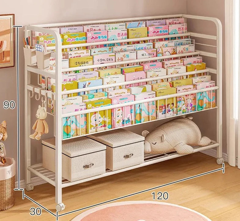 Simple Bookshelves, Floor Shelves, Children's Bookcase