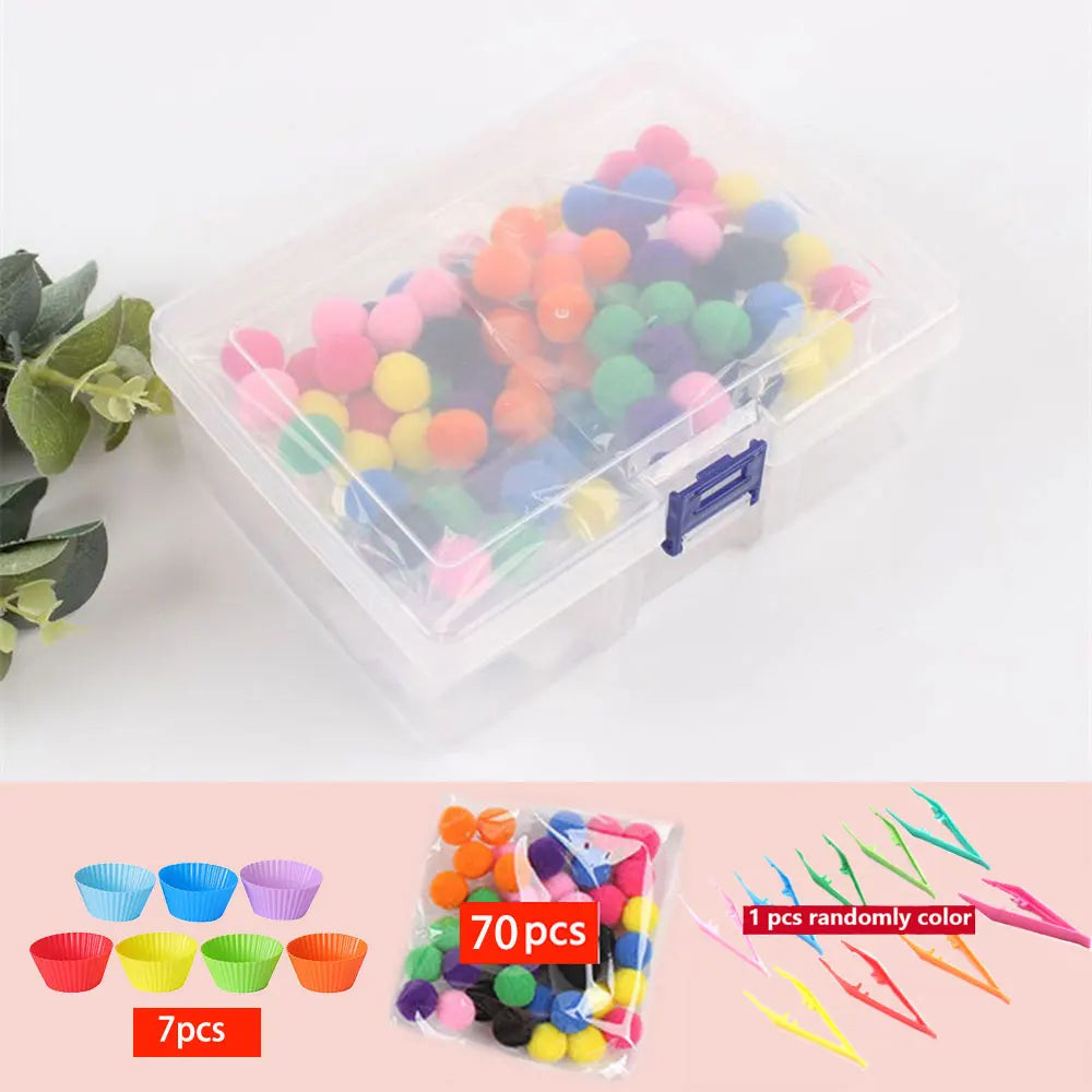Montessori Early learning, Fine Motor Training, Counting Learning Sensory Education