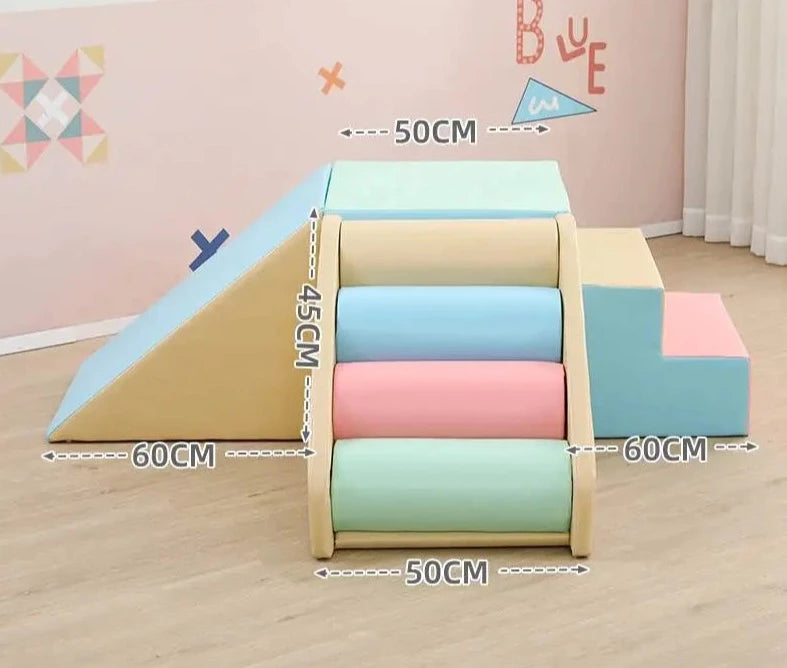 Children's software sensory training Corner climbing slide