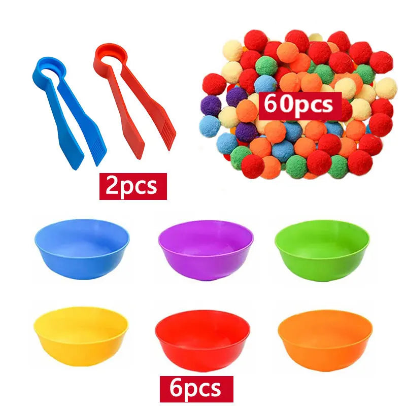 Montessori Early learning, Fine Motor Training, Counting Learning Sensory Education
