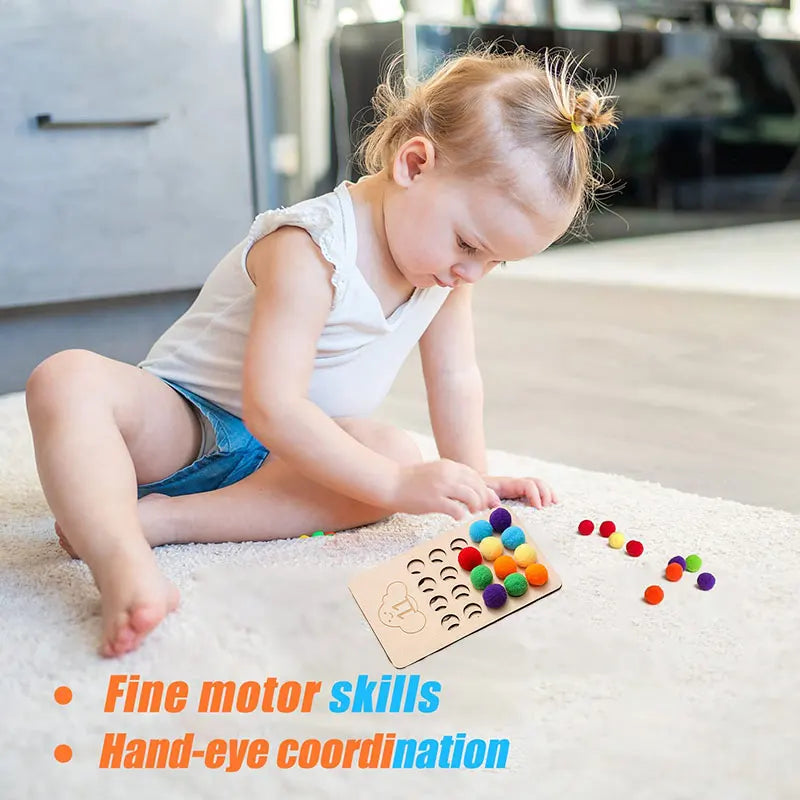 Montessori Early learning, Fine Motor Training, Counting Learning Sensory Education