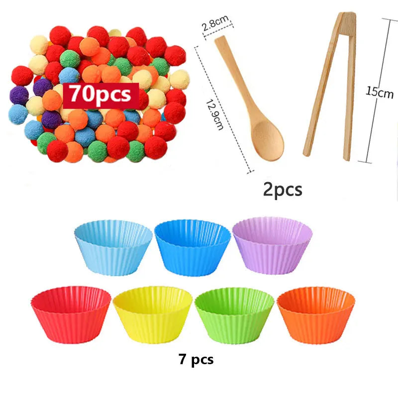 Montessori Early learning, Fine Motor Training, Counting Learning Sensory Education