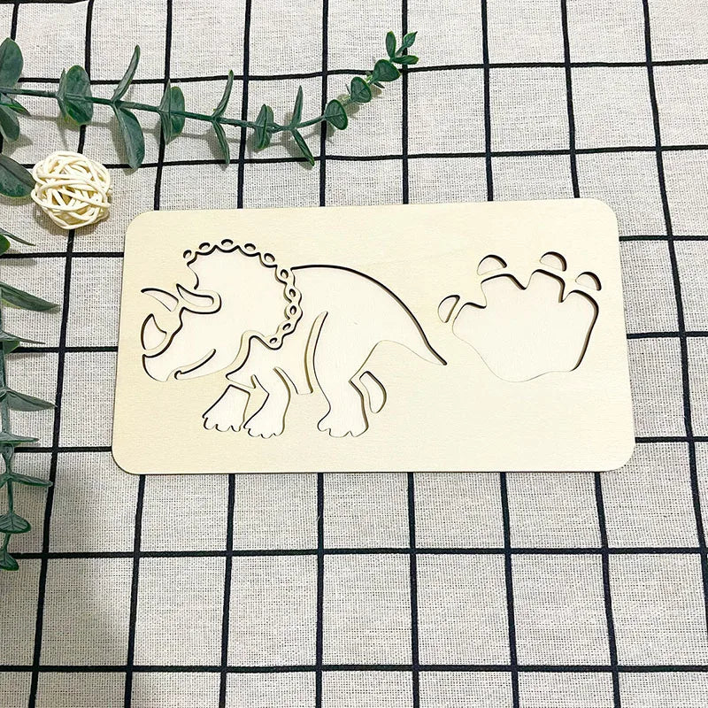 Wooden Animal Sensory Tray